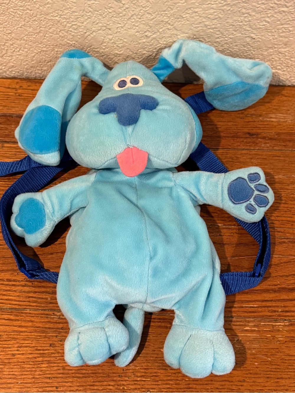 Blues Clues Backpack Plush Dog Stuffed Animal Vintage 1999 Viacom Nickelodeon